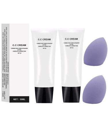 Perebella Cc Cream Self-Adjusting for Mature Skin,Perebella Cc Cream Skin Tone Adjusting Corrective Self-Adjusting for Mature Skin (Natural + Ivory)