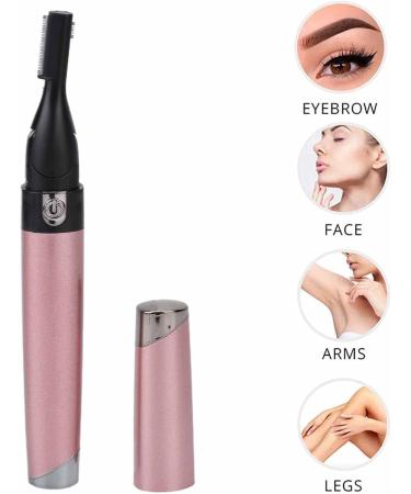 Kikumi Electric Eyebrow Trimmer WATERPROVEN PENE Shape Flexible Shaving Face Hair Remover for Use Home Travel Use Pink - Buy Online on GoSupps.com