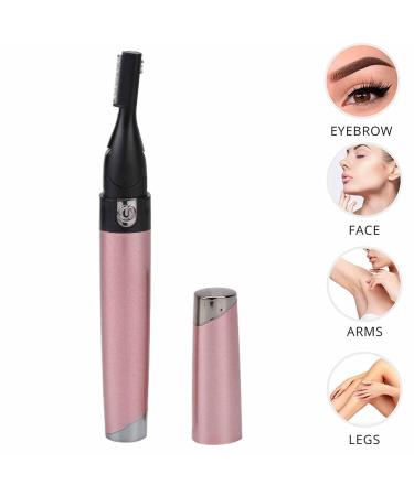 Buy Waterproof Electric Eyebrow Trimmer - Flexible Facial Hair Remover (Pink) | International Shipping - Buy Online on GoSupps.com