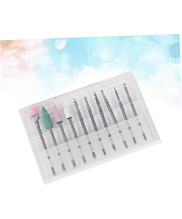 Beaupretty Set Nail Drill Bits for Acrylic Nails Nail Drill Kit Ceramic Nail Drill Bit Manicure Drill Bits Diamond Nail Drill Bit Diamond Cuticle Nail Bits Tungsten Steel Grinding Head medium Picture 1 - Buy Online on GoSupps.com
