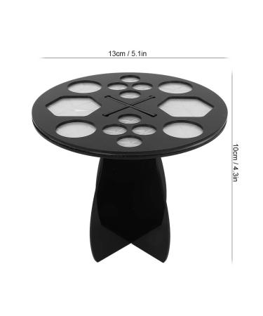 14-Hole Brush Drying Holder | Foldable Makeup Brush Storage & Dryer for Cosmetics - Buy Online on GoSupps.com