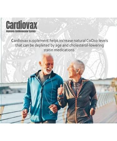 Natural Cardiovax with Coenzyme Q10 Arjuna Extract & Moringa Extract - 60 Capsules - Buy Online on GoSupps.com