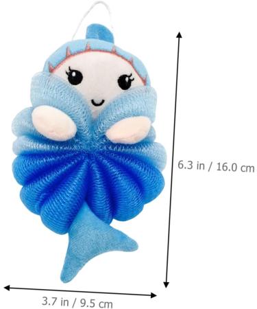 Minkissy Kids Loofah 2pcs - Bath Ball Sponge Accessories for Babies | Soft Polyethylene Shower Sponge - Buy Online on GoSupps.com