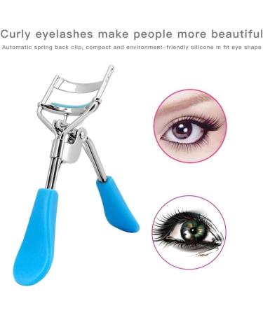 Eyelash Curler Stainless Steel Cosmetic Makeup Curler Portable Non-Slip Eyelash Curling Tool Transparent Pink (Color : C6) - Buy Online on GoSupps.com