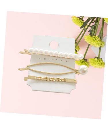 Angoily Set Handmade Hair Accessories Pearl Bobby Pin Decorative Snap Hairpins Bride Hair Clip Bridal Hair Clip Pearl Clips for Hair Pearl Hair Barrettes Temperament South Korea - Buy Online on GoSupps.com