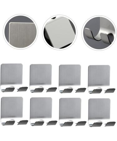 Zerodeko 60 pc Strong Sticky Hooks | Stainless Steel Self-Adhesive Bathroom Razor Holders & Hangers | Heavy-Duty Aluminum Bracket - Buy Online on GoSupps.com