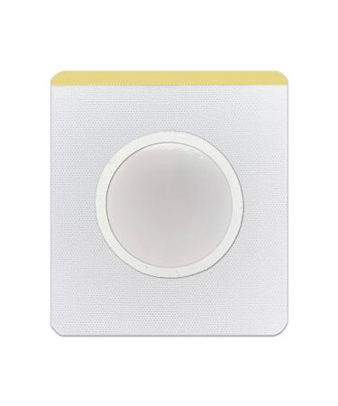 Pack of 100 Cohesive Bandage pre-Cut Square Design Porous Skin Soft Fabric Cloth Tape Premium Adhesion (3.54in*3.54in100pcs)