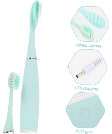 Buy FRCOLOR 2pcs Electric Toothbrush Set | Rechargeable Travel Toothbrush & Replacement Heads | Soft Bristle Automatic Toothbrush for Adults - Fast International Shipping - Buy Online on GoSupps.com