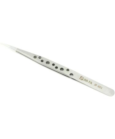 New JF-601 High-strength Straight Tip Tweezers(Silver) Xiecutecat - Buy Online on GoSupps.com