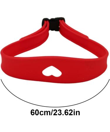 Hairline Shaping Tool - Hairline Haircut Shaping Tool | Adjustable Curved Silicone Haircut Bands for Hair Salons and Home Red - Buy Online on GoSupps.com