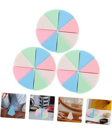 HAPINARY 3 Sets Triangular Sponge Puff Makeup Sponge for Foundation Cosmetics Sponge Wedge Women Cosmetic Supply Wedge Shape Makeup Sponge Makeup Supplies Makeup Pads Latex Sponge Puff - Buy Online on GoSupps.com