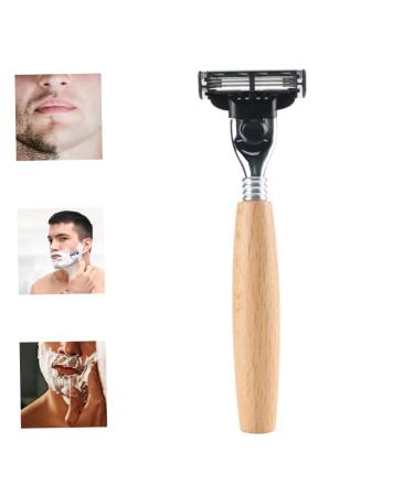 NASSMOSSE Safety Razor with Wooden Handle | Double Sided Shaver for Men & Women | Portable & Eco-Friendly Beard Cleaning Tool | International Shipping Available - Buy Online on GoSupps.com