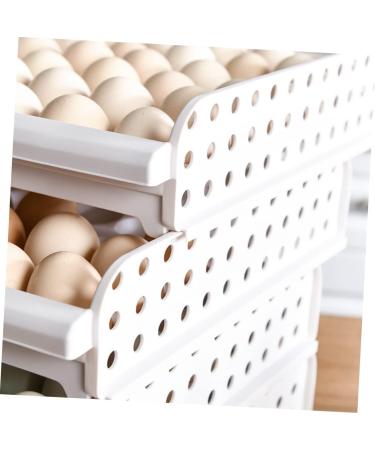 GLEAVI Box 30 Drawer Fridge Eggs Food Egg Filler Refrigerator Crisper Organizer Egg Carton Organic Stacker As Shown 33X26.5X14.3cm - Buy Online on GoSupps.com