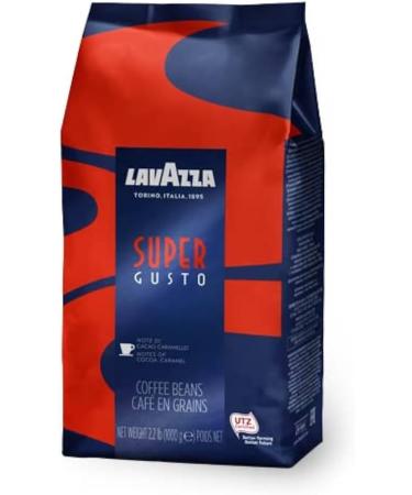 Lavazza Coffee Beans Pick Any 4 from 9+ Flavours Inc. Gran Espresso Crema E Aroma Super Crema Top Class Decaf Super Gusto Gran Riserva and More. (Each Pack 1000g) - Buy Online on GoSupps.com