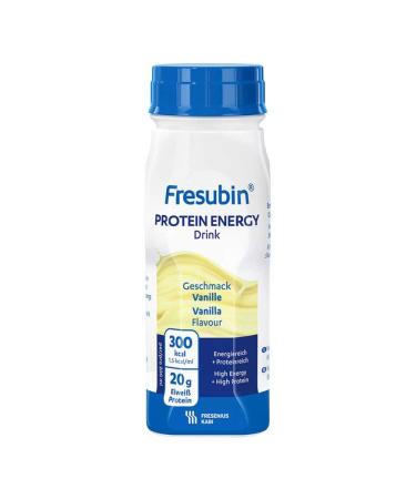 Fresenius Kabi Fresubin Protein Energy Drink Vanilla - 4 x 200 ml | High Protein Nutritional Supplement | International Shipping Available - Buy Online on GoSupps.com