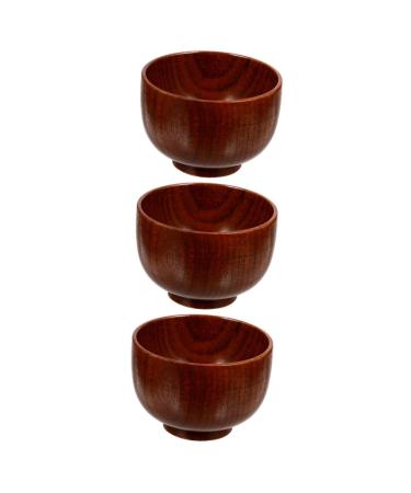 Minkissy 3 pieces pogonotomy cleaning bowl men razor cups for men man shaver wooden shell head razor for men soya sauce dish shaving soap cup of razor cup shaving cups