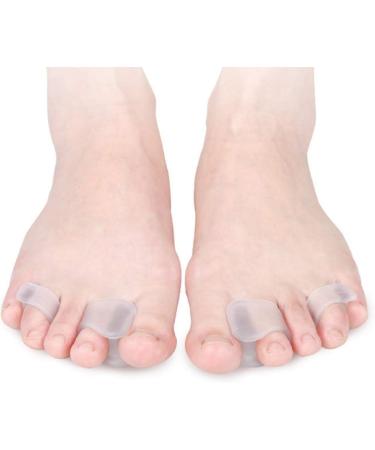 Healvian Thumb Splint 4 Pair + Toe Separators | Hallux Valgus Corrector | Overlapping Toe Orthotics + Clear Thumb Protector - Buy Online on GoSupps.com
