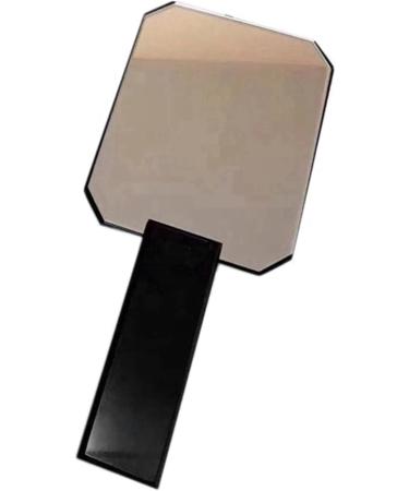 GOURIDE 2X Handheld Cosmetic Mirror Barbers Beauty Hair Hairdressers Barbers Mirror Black - Buy Online on GoSupps.com