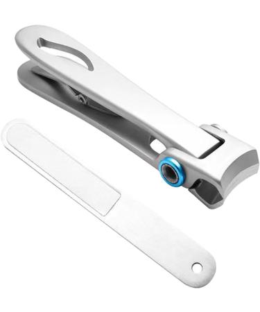 Vbnuyhim Nail Clippers with File Nail Clippers Set Nail Clippers | Heavy Duty Stainless Steel Nail Clippers with Nail File for Stunning Nails Silver - Buy Online on GoSupps.com