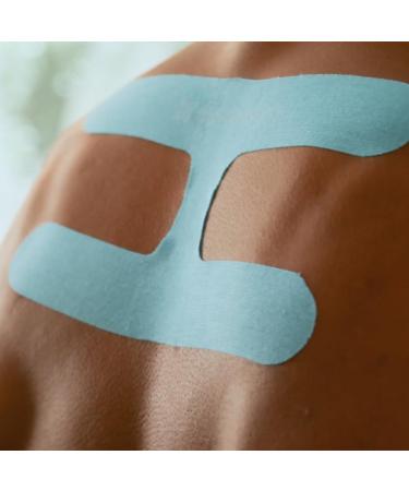 Spidertech Kinesiology Tape - Professional Pre-Cut Cotton for Athletes Pain Relief & Postural Support - Black (4 Pack - Buy Online on GoSupps.com