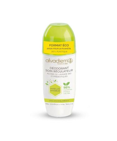ALVADIEM REGULATING DEODORANT 70ml with organic lavender honey - Sensitive Skin - Made in FR