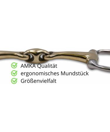 Buy AMKA Olivehead Bit Double Broken Argentan 16mm 14.5 - International Shipping Available - Buy Online on GoSupps.com