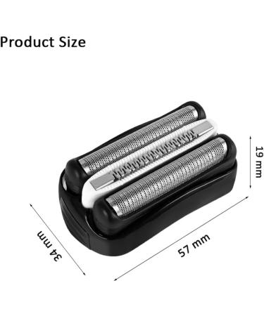 Replacement Head for Braun Series 3 Electric Shavers - Compatible with 300S 301S 310S 3020S 3040S 3080S 3050cc 3090cc - Men's Shaving Solution - Buy Online on GoSupps.com
