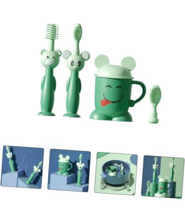 Buy Sewoart Silicone Toothbrush Set for Kids | Toddler Oral Care with Suction Cup | Baby Toothbrushes - Buy Online on GoSupps.com
