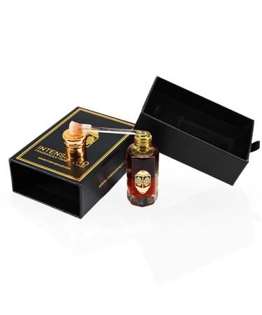 INTENSE OUD Gold Saffron Perfume Oil 12ML (0.40 OZ) With Black Gift Box Exotic Saffron Rich Amber & Sweet Vanilla. - Buy Online on GoSupps.com