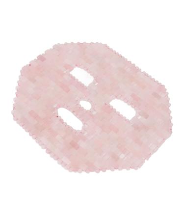 Jadestone Eye Mask for Spa | Rose Quartz Facial Cover & Massage for Dark Circles - Buy Online on GoSupps.com