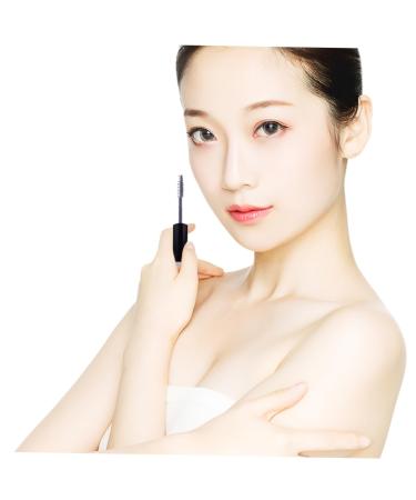 IWOWHERO 12 Pieces Pipettes Transfer Eyelash Applicator Mascara Holder with Cap Lash Wand Containers Eyelash Magic Wand Boxwood Travel Cosmetic Containers Mini Funnel Eyelash Cream Container