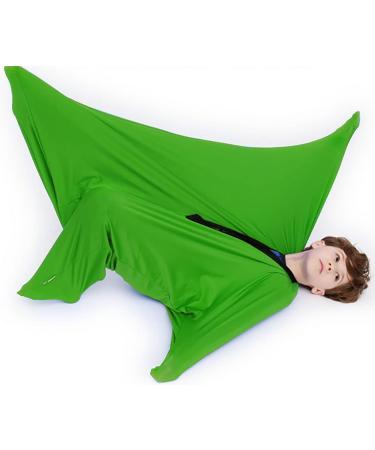 ZYUBOESO Relaxing Sensory Toys for compression Body sock for autism Suitable processing disorders Wrap to Relieve Stress Suitable for children's adult size (Color : Green Size : M/Medium) M/Medium Green