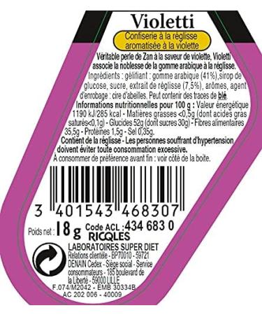 Ricql s Violetti Original Zan Licorice Violet Flavor - Buy Online on GoSupps.com