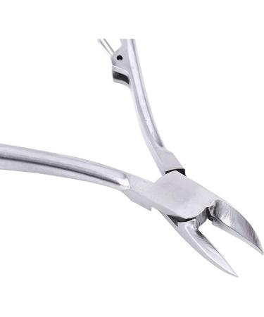LINKANRUO Cuticle Nipper Stainless Steel Nail Clipper Cutter Nipper for Thick Ingrown Toenails Scissors - Buy Online on GoSupps.com