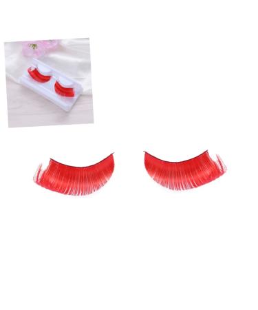 LALAFINA Color Eyelashes Long False Eyelash Fake Lashes Eyelashes Party Eyelashes