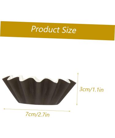 Abaodam 50 Pcs Wax Paper Warmer Liner | Food-Grade Wax Melt Liner for Fragrance Candles | Black 8x8x3cm | International Shipping Available - Buy Online on GoSupps.com