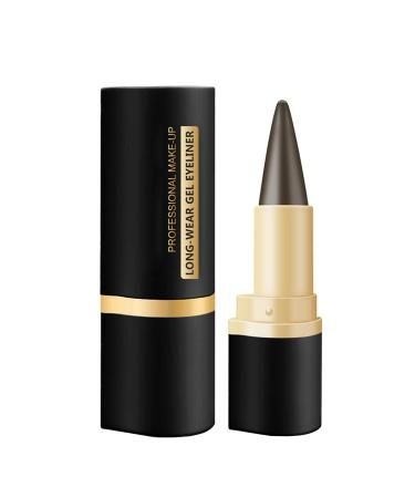 Gel Eyeliner - Smudge Proof Eyeliner Pencil - Waterproof Eyeliner Gel Stick - Matte Eyeliner Pencil - Makeup Eye-Liners for Women Girls (Black) Littryee Brown