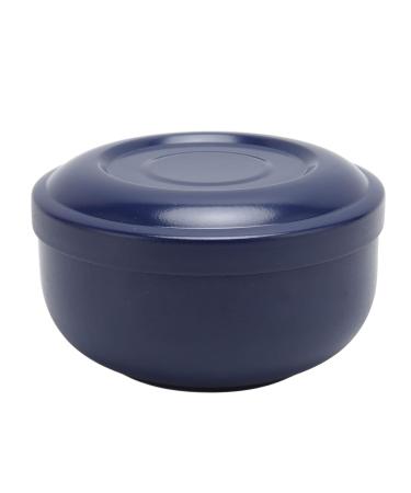 Dark Blue Iron Shaving Cup - Wide Opening Large Capacity Foaming Perfect Gift for Men | International Shipping - Buy Online on GoSupps.com