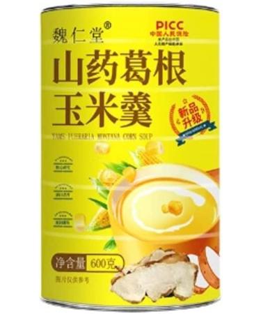 Corn Soup Corn Juice Five Grain Flour Chinese Yam Corn Soup 600g/Can Nutritious Breakfast Meal Substitute Powder Instant Boiled Full Meal Substitute Porridge (2 can)