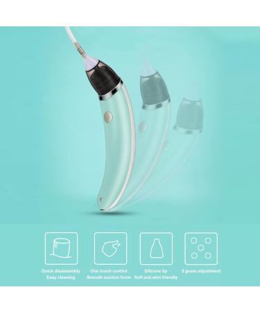 Electric Baby Nose Suction - Dual Purpose Silicone Tip, Adjustable Earwax Remover - Buy Online on GoSupps.com