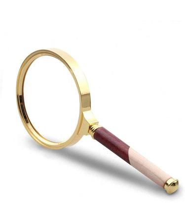 Diameter 8 cm Handheld 6 X Hd Lens Removable Handle Metal Magnifying Glass for Reading Crafts Repair Magnifier Lofty Ambition - Buy Online on GoSupps.com