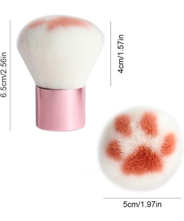 Cute Cat Paw Makeup Brush Soft and Fluffy Bristles Multipurpose for Foundation and Pre-Makeup Great Gift for Birthdays and Mother's Day (c) - Buy Online on GoSupps.com
