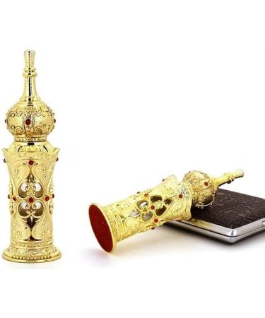 DFJOENVLDKHFE Vintage Patterned Glass Refillable Perfume Bottle Wedding Ladies Gifts (Size : Gold+Pink Red Color : 12ml) - Buy Online on GoSupps.com