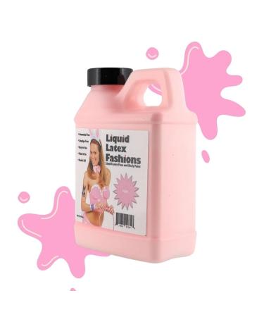 Pink Liquid Latex Body Paint - 8 Oz Odorless Easy Application for Cosplay & Monster Makeup - Buy Online on GoSupps.com