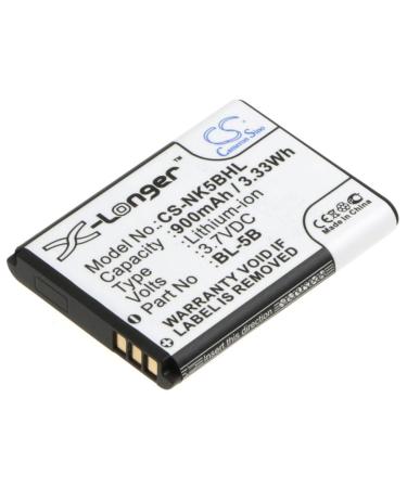 Replacement Battery for Rollei 10053 10052 Sportsline 60 10051 10050 Sportsline 80 battery 900mAh