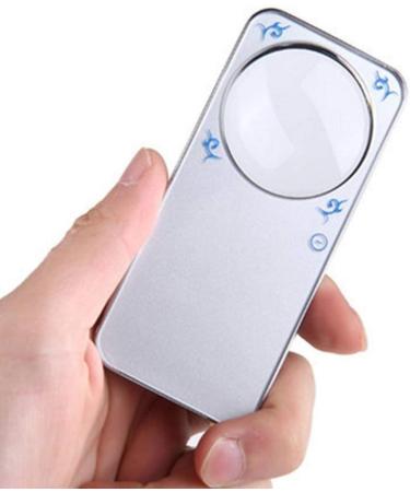 Screen Magnifier Portable 20x HD Optical Lens for The Elderly Read Antiques LED Light Loupe Magnifier with LED Light - Buy Online on GoSupps.com