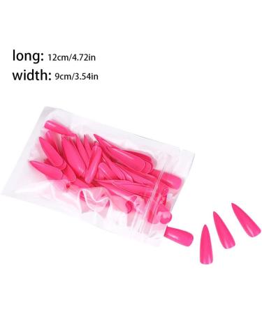 2 Set of 1 Set Press on Nails Almond Long Artificial Fingernails Water Drop Style Stick Full Coverage Art Decals Manicure Kit - Buy Online on GoSupps.com