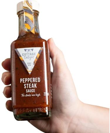 Cottage Delight Peppered Steak Sauce 220ml - Premium Gourmet Condiment - Buy Online on GoSupps.com