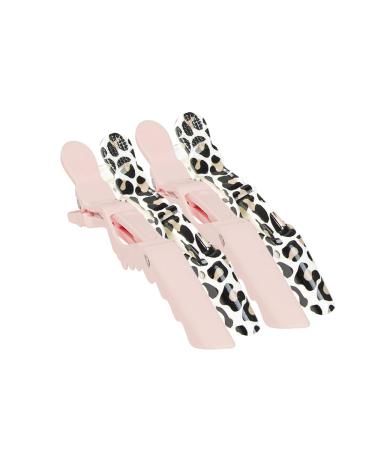 The Vintage Cosmetic Co. Sectioning Clips Pink 4 Clips