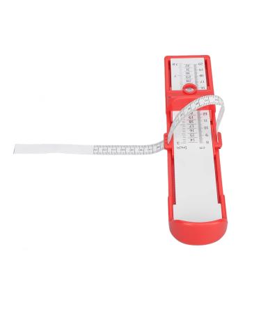 Foot Measuring Device Eco Friendly Precise Foot Measurer ABS PP Practical Easy Carrying for Shop for Kids (Red)
